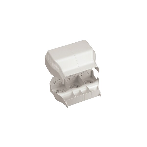 Panduit RACEWAY NONMETALLIC TWIN-70, ENTRANCE END FITTING, ELECTRIC IVORY ROHS T702EEEI